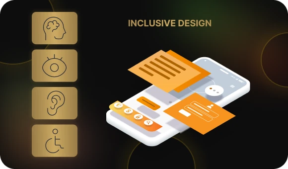 Inclusive app design accessible to everyone